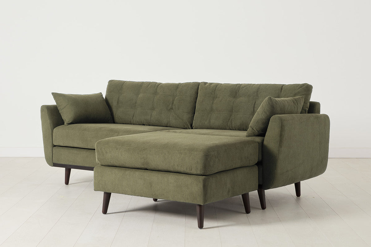 Model 10 3-Seater Sofa with Ottoman, Fennel
