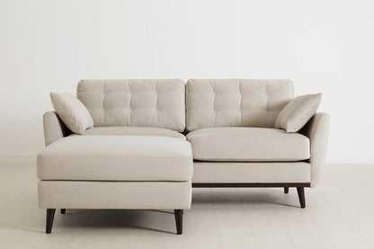 Model 10 2-Seater Sofa with Ottoman, Bone