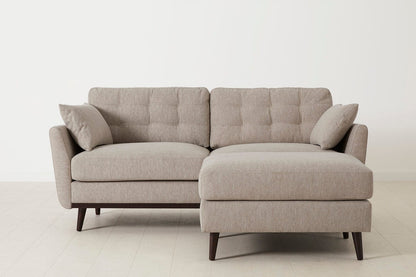 Model 10 2-Seater Sofa with Ottoman, Pumice