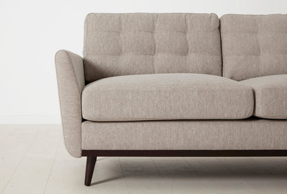 Model 10 2-Seater Sofa with Ottoman, Pumice