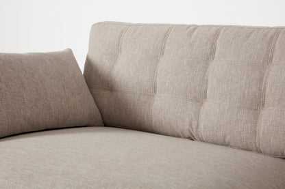 Model 10 2-Seater Sofa with Ottoman, Pumice