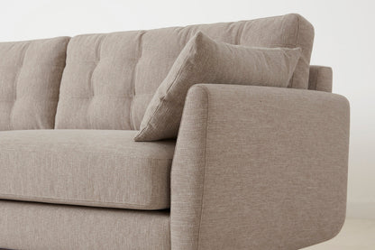 Model 10 2-Seater Sofa with Ottoman, Pumice