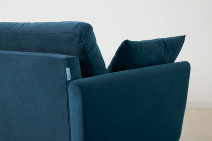 Model 10 2-Seater Sofa with Ottoman, Teal
