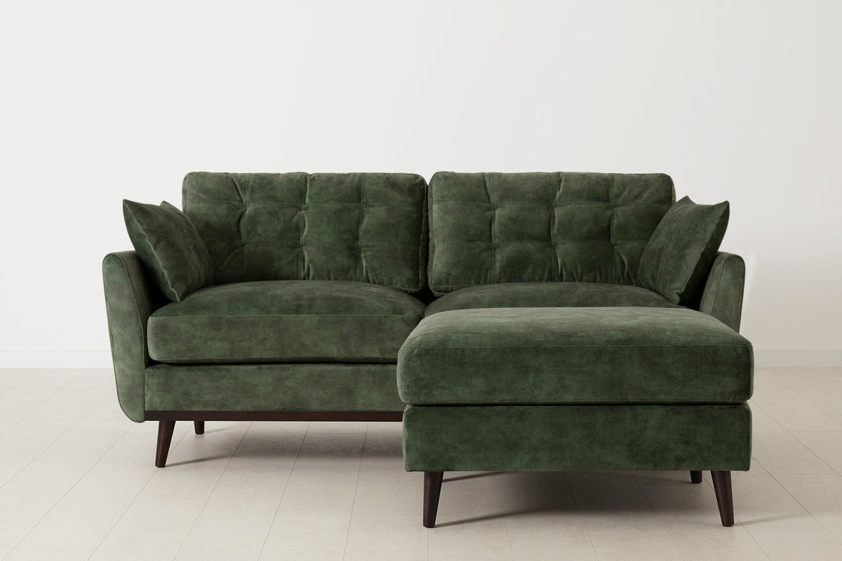 Model 10 2-Seater Sofa with Ottoman, Conifer