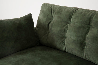 Model 10 2-Seater Sofa with Ottoman, Conifer