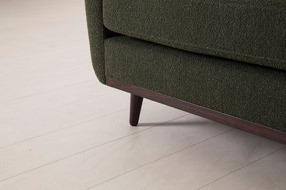 Model 10 2-Seater Sofa with Ottoman, Fern