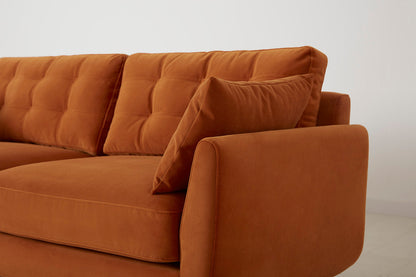 Model 10 3-Seater Sofa with Ottoman, Bronze