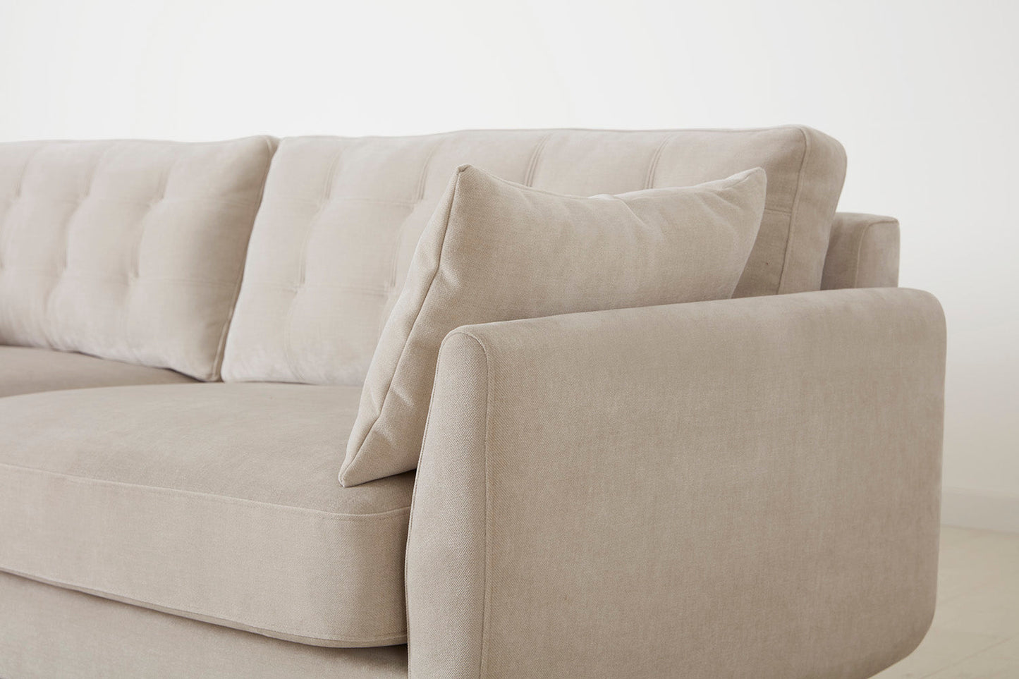 Model 10 3-Seater Sofa with Ottoman, Chalk