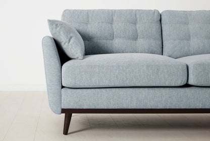 Model 10 3-Seater Sofa with Ottoman, Seaglass