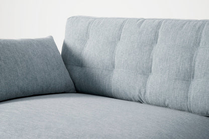 Model 10 3-Seater Sofa with Ottoman, Seaglass