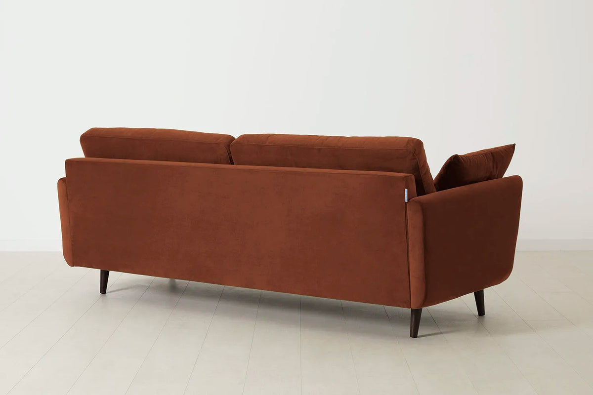 Model 10 3-Seater Sofa with Ottoman, Umber