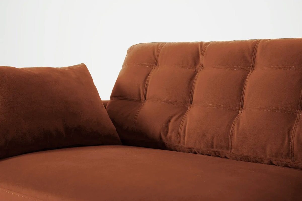 Model 10 3-Seater Sofa with Ottoman, Umber