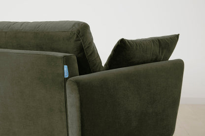 Model 10 3-Seater Sofa with Ottoman, Pine