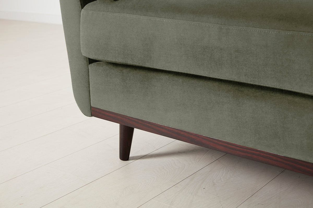 Model 10 3-Seater Sofa with Ottoman, Pine