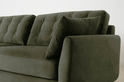 Model 10 3-Seater Sofa with Ottoman, Pine