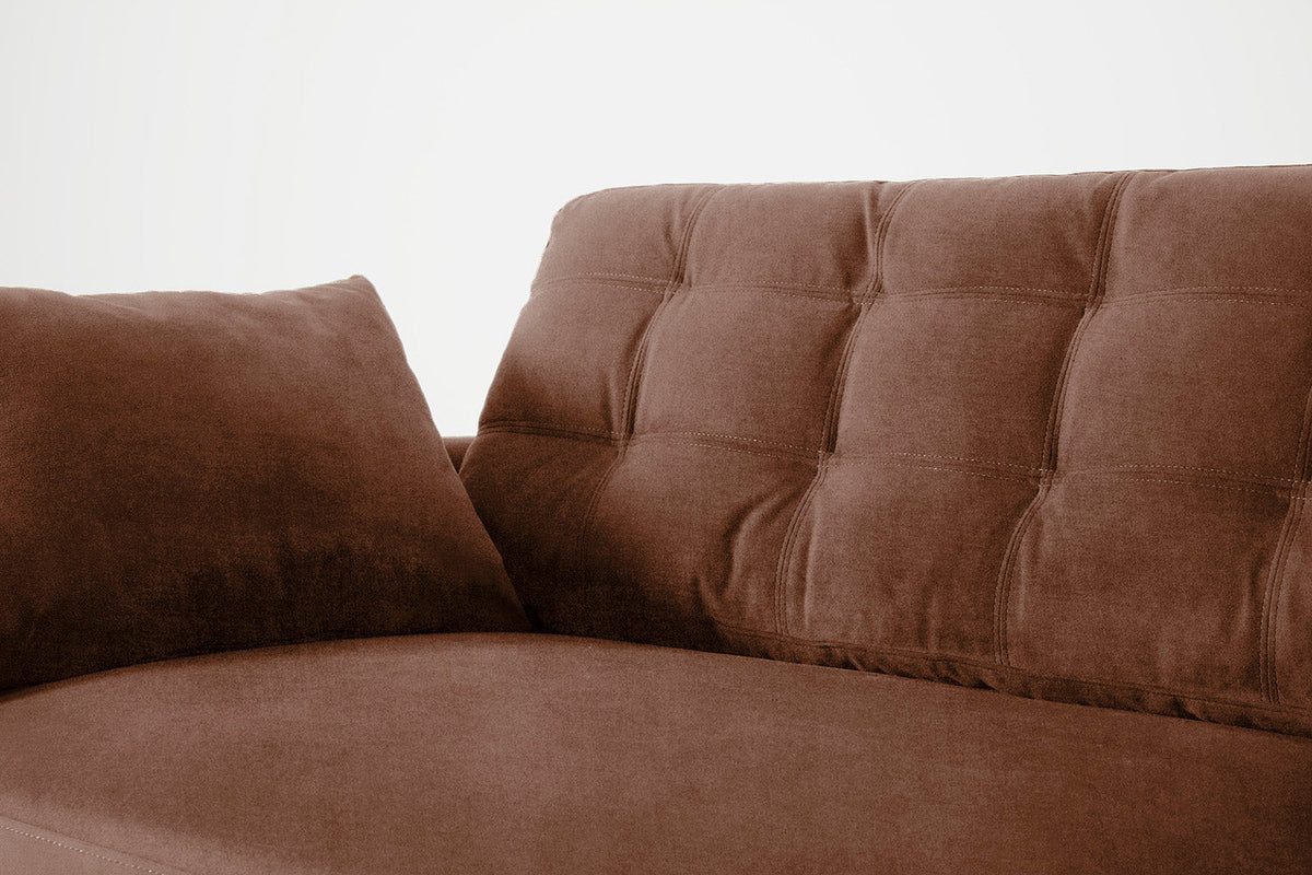 Model 10 3-Seater Sofa with Ottoman, Russet