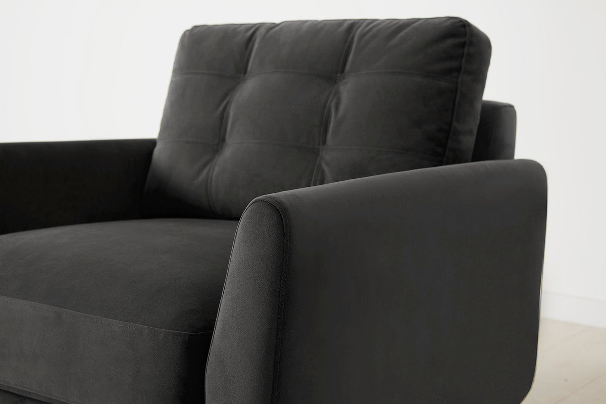 Model 10 Chaise Longue, Charcoal