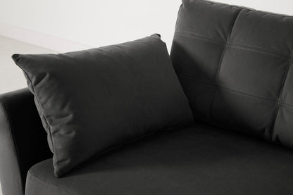 Model 10 Loveseat, Charcoal
