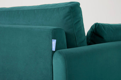 Model 10 Loveseat, Kingfisher