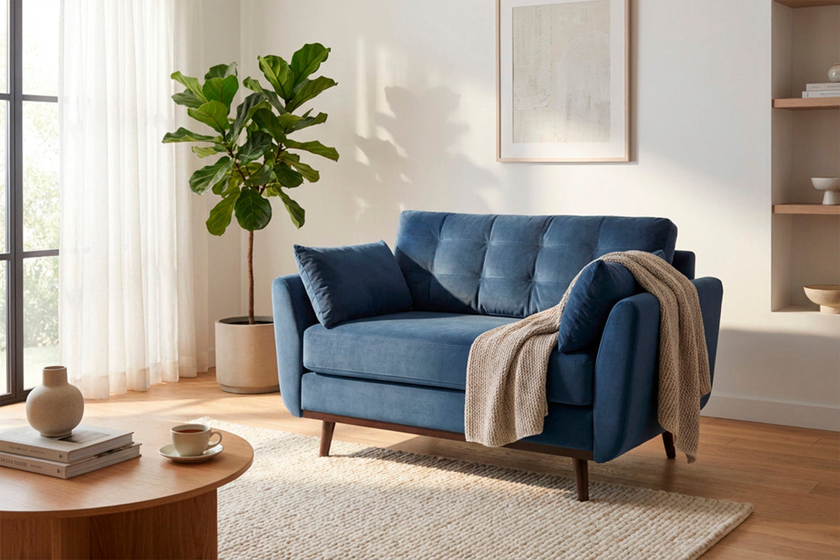 Model 10 Loveseat, Teal