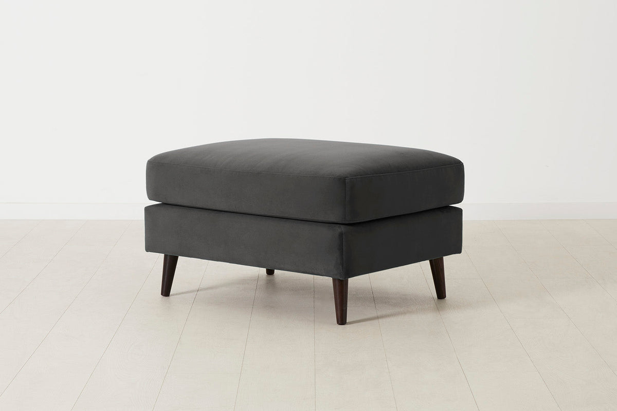 Model 10 Ottoman, Charcoal