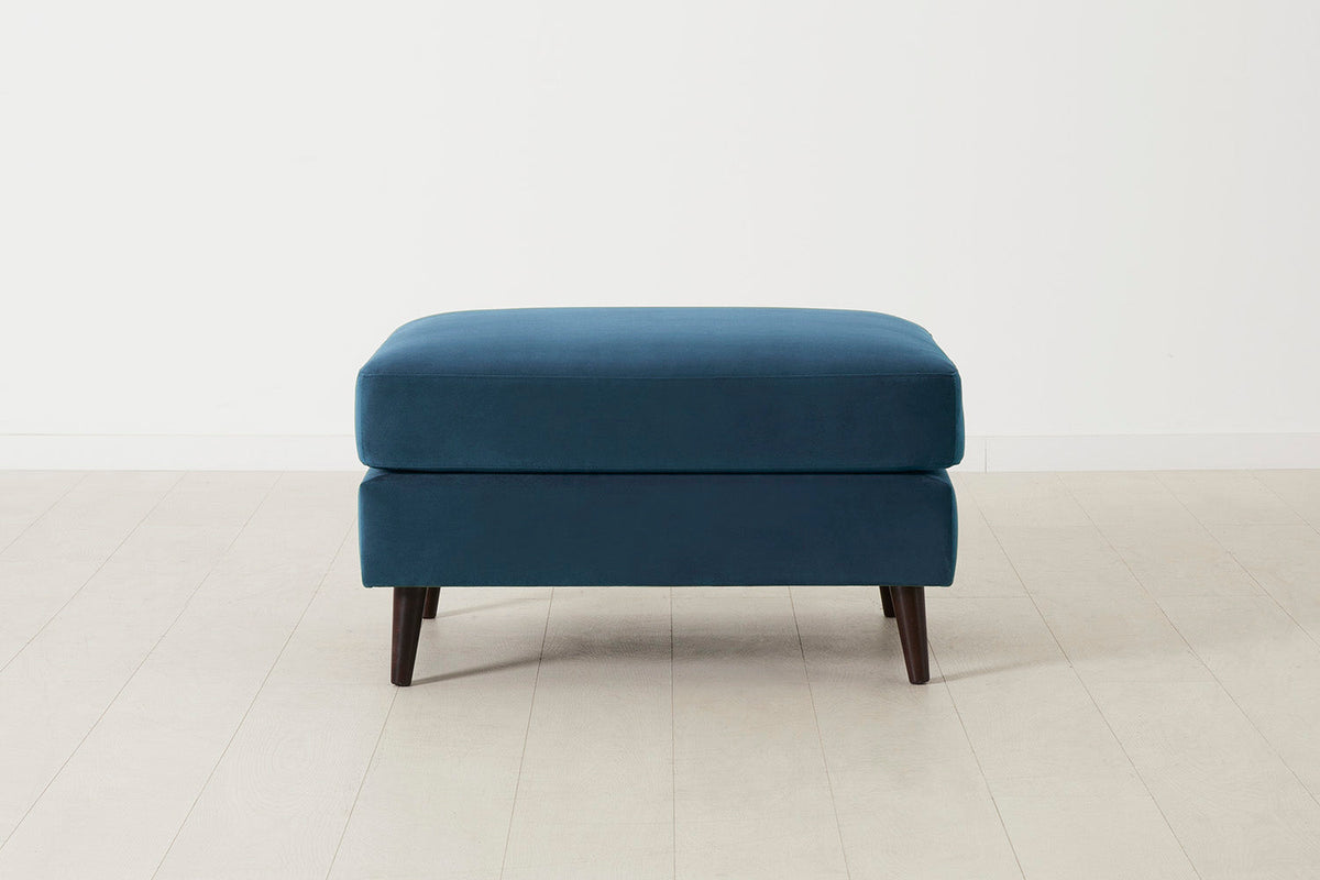 Model 10 Ottoman, Teal