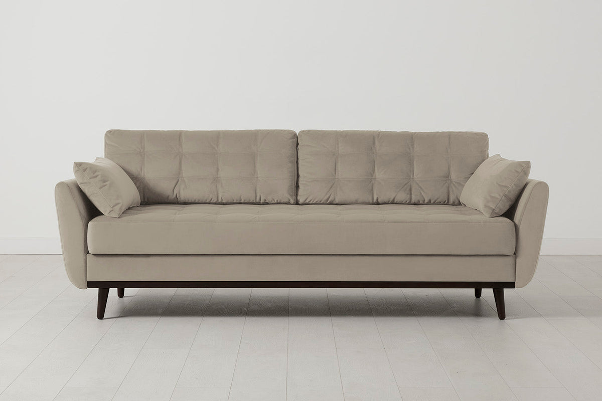 Model 10 Sofa Bed 3 Seater, Bone