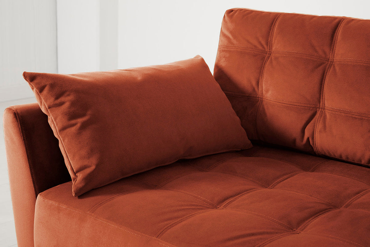 Model 10 Sofa Bed 3 Seater, Brick