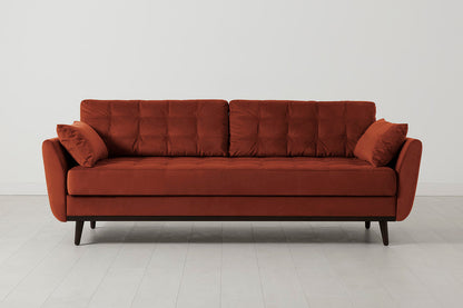 Model 10 Sofa Bed 3 Seater, Brick