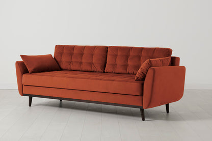 Model 10 Sofa Bed 3 Seater, Brick