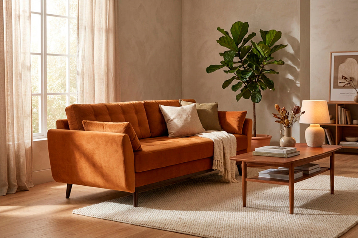 Model 10 Sofa Bed 3 Seater, Bronze