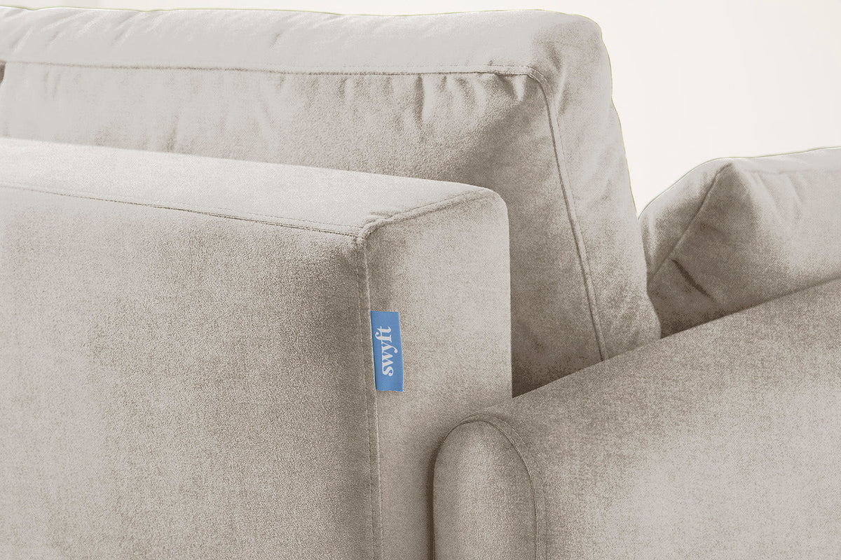 Model 10 Sofa Bed 3 Seater, Chalk