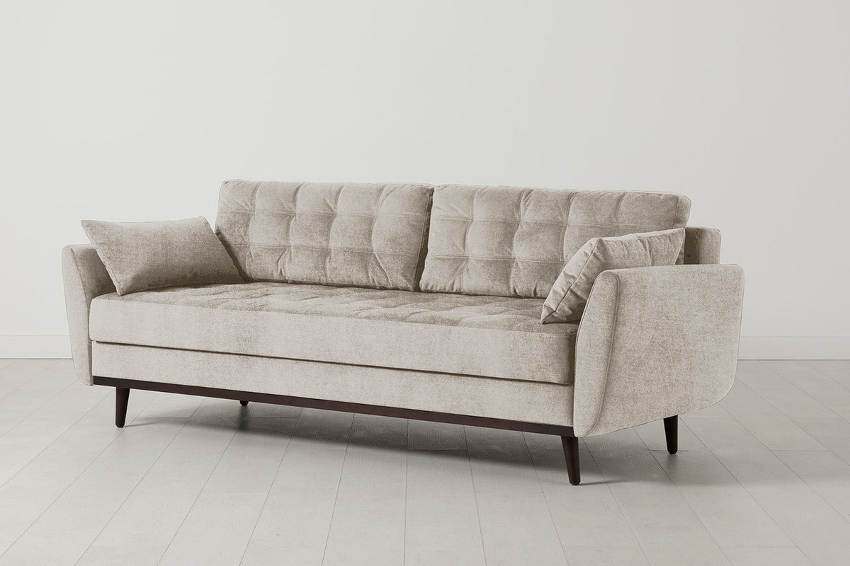 Model 10 Sofa Bed 3 Seater, Chalk
