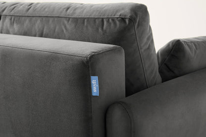 Model 10 Sofa Bed 3 Seater, Charcoal