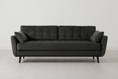 Model 10 Sofa Bed 3 Seater, Charcoal