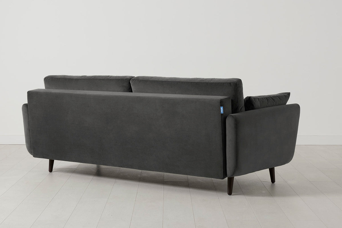 Model 10 Sofa Bed 3 Seater, Charcoal