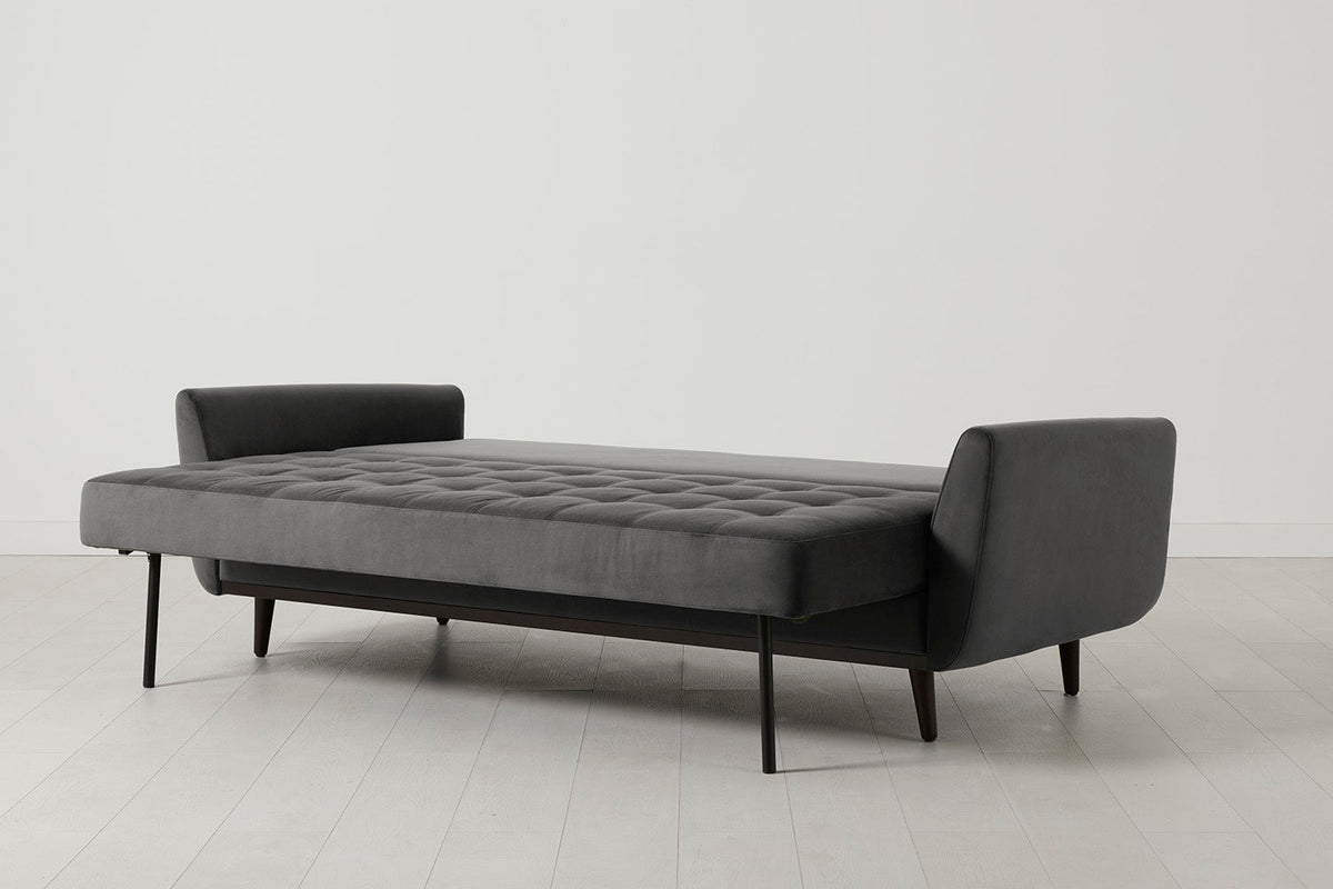 Model 10 Sofa Bed 3 Seater, Charcoal