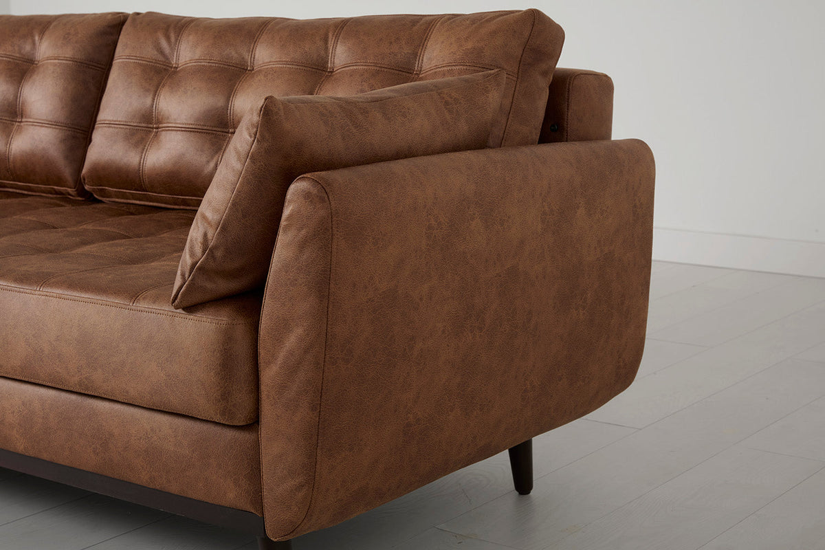 Model 10 Sofa Bed 3 Seater, Chestnut