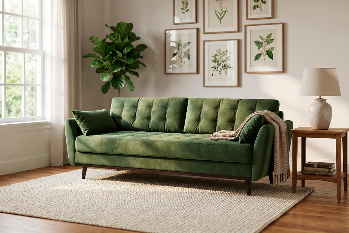 Model 10 Sofa Bed 3 Seater, Conifer