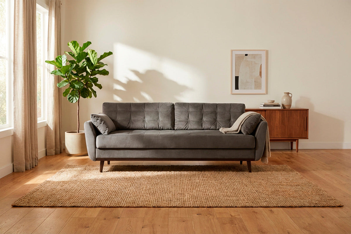Model 10 Sofa Bed 3 Seater, Elephant