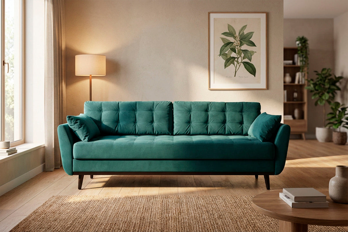 Model 10 Sofa Bed 3 Seater, Kingfisher