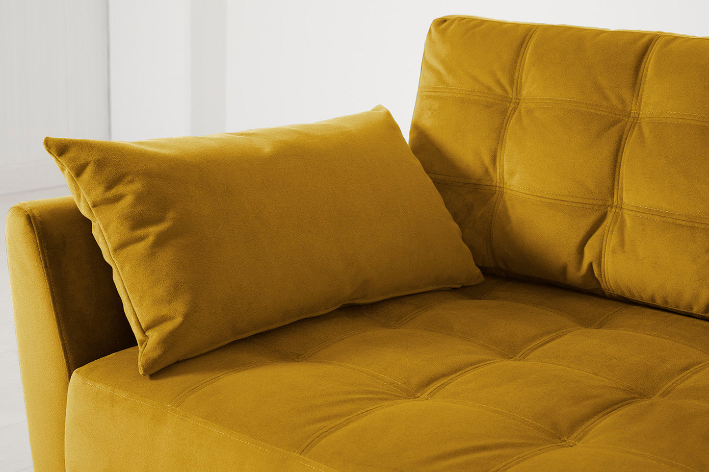 Model 10 Sofa Bed 3 Seater, Mustard