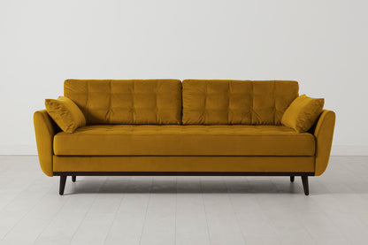 Model 10 Sofa Bed 3 Seater, Mustard