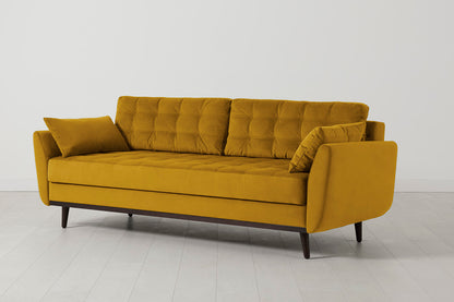 Model 10 Sofa Bed 3 Seater, Mustard