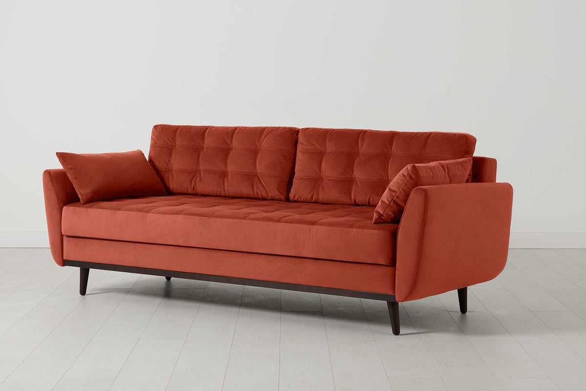 Model 10 Sofa Bed 3 Seater, Paprika