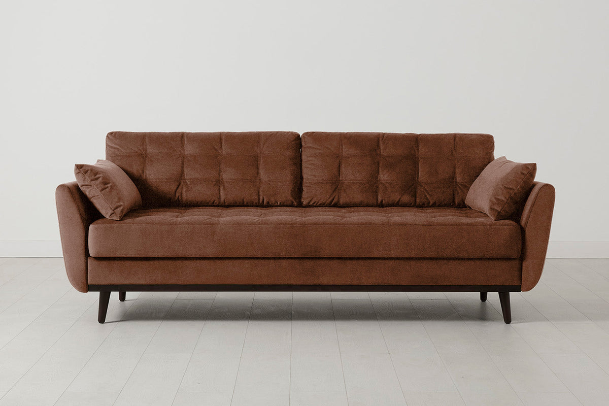 Model 10 Sofa Bed 3 Seater, Russet