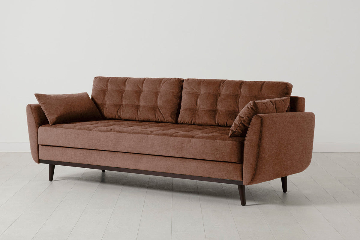 Model 10 Sofa Bed 3 Seater, Russet