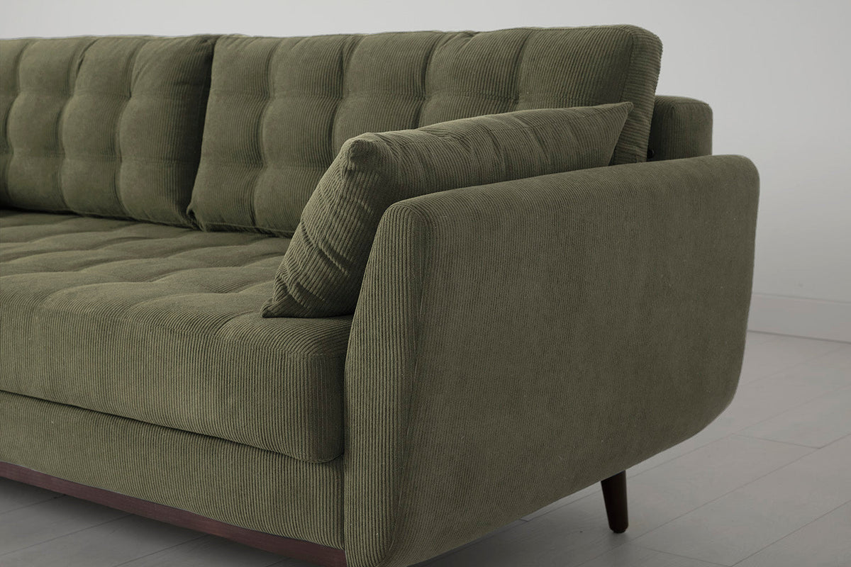 Model 10 Sofa Bed 3 Seater, Fennel