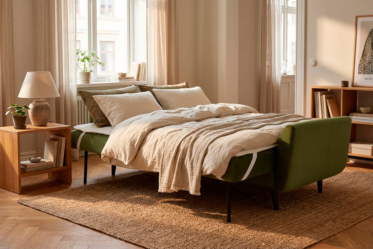 Model 10 Sofa Bed 3 Seater, Vine