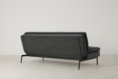 Model 11 Sofa Bed 3 Seater, Charcoal